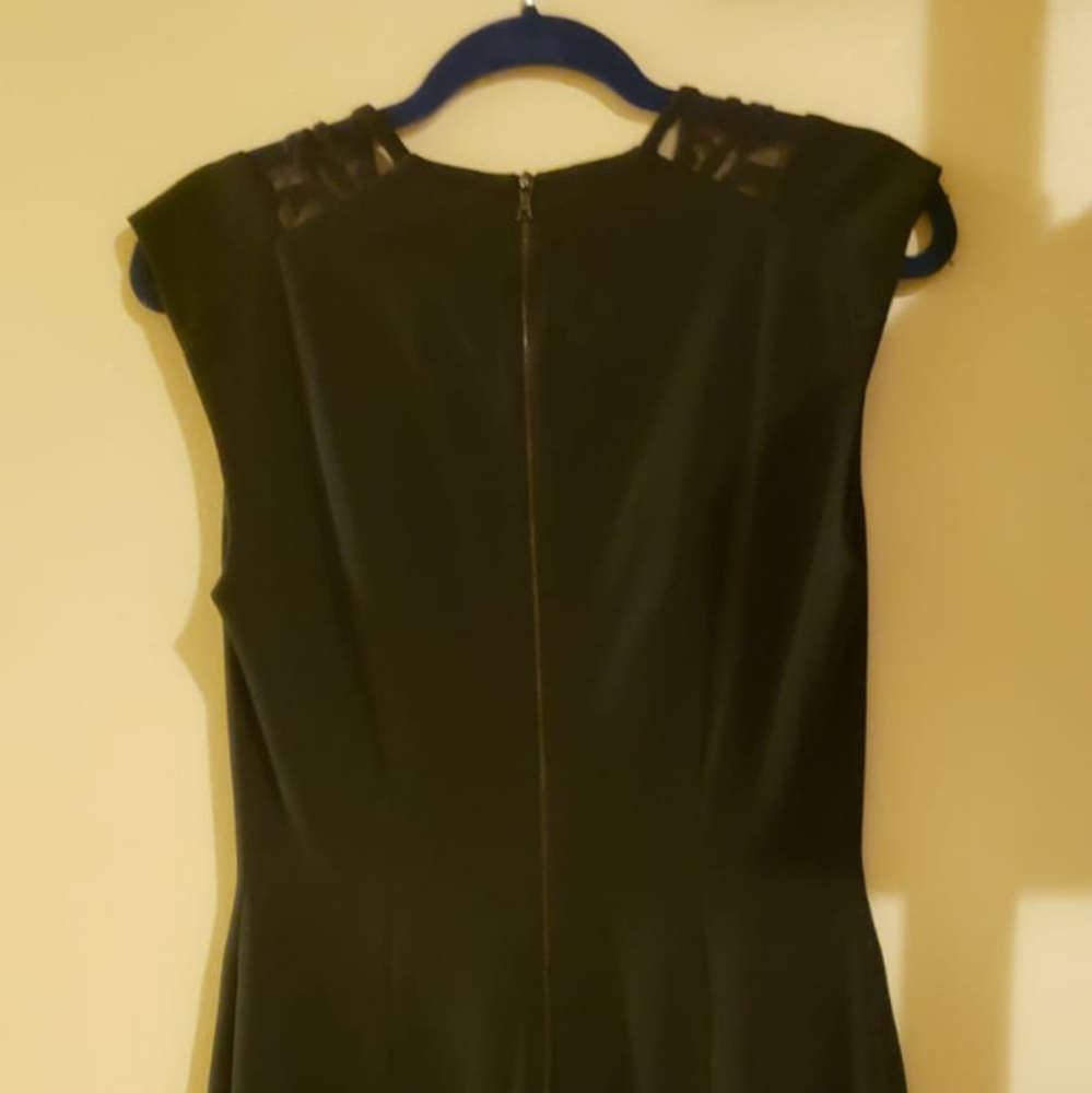 size 8 judith and Charles black dress with lace